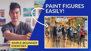 Painting Figures in Watercolor | Easy Tutorial