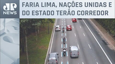 São Paulo terá novas faixas para motos em oito avenidas até 2024