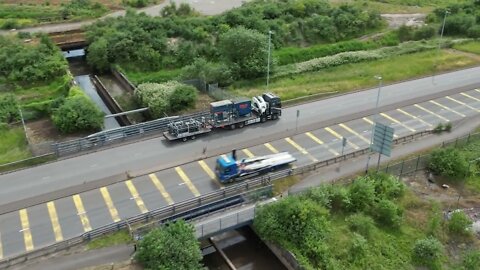 Monex / MCL Logistics #truck With Big #crane - Welsh Truck Spotting
