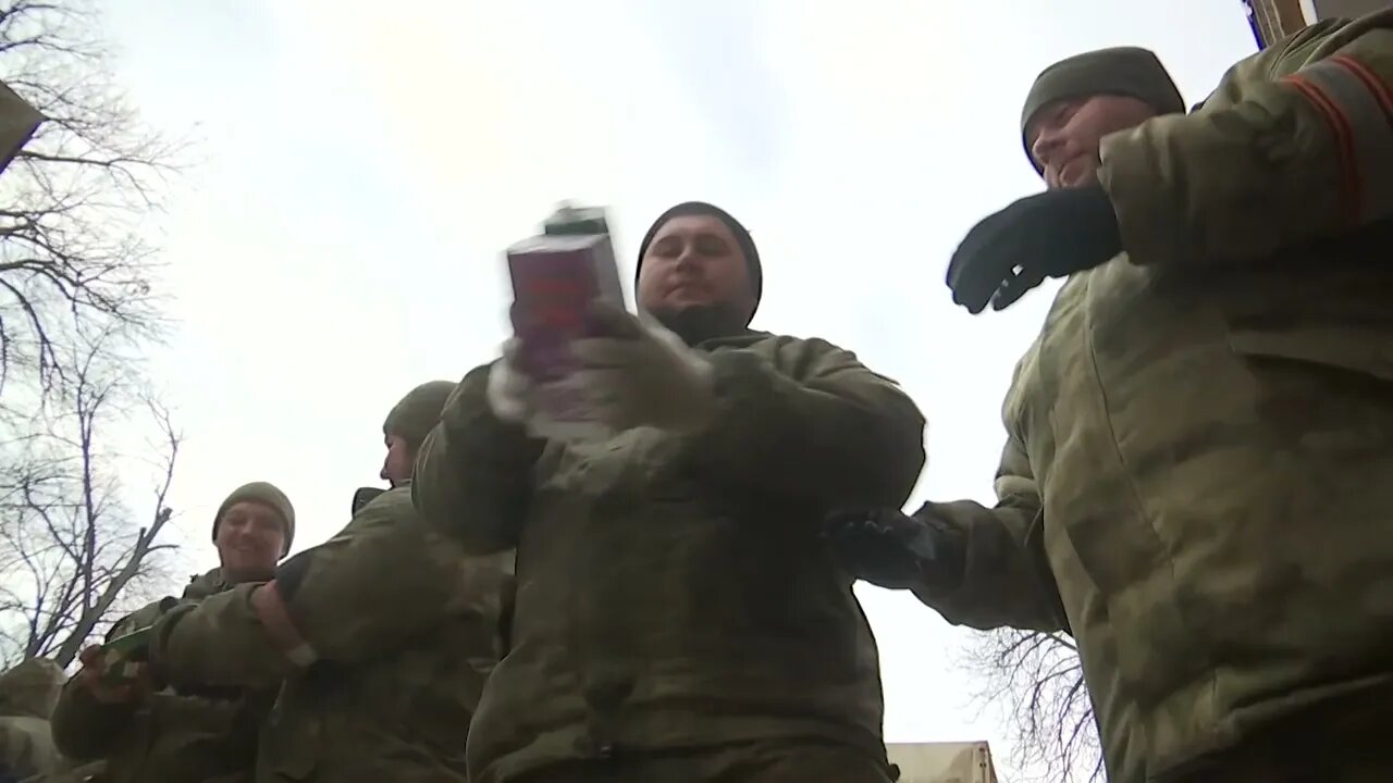 Russian Troops Delivered More Then 90 Tons Of Humanitarian Aid To Dergachevsky district of Kharkov