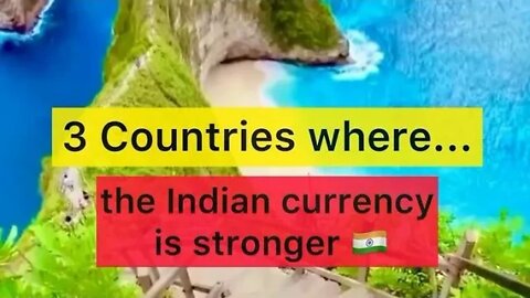 Countries Where Indian Currency is Stronger | #shorts #currency #Indian | Your Vision's Factory