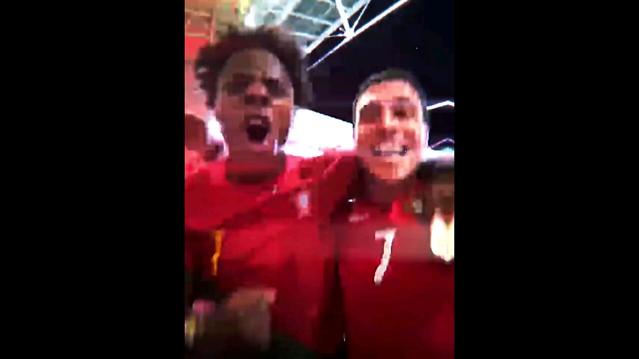 speed supporting Portugal soccer team