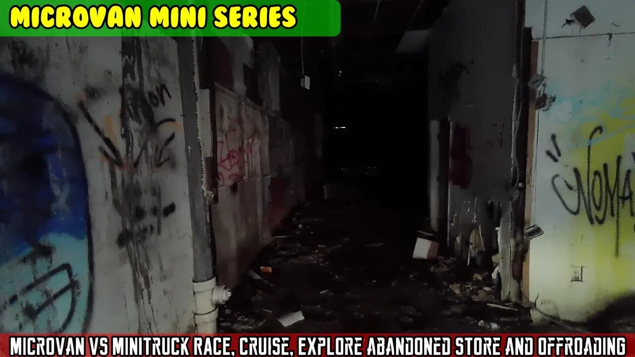 Micro Van (SE1 E21) Microvan VS Minitruck RACE, Cruise, Explore abandoned store and offroading
