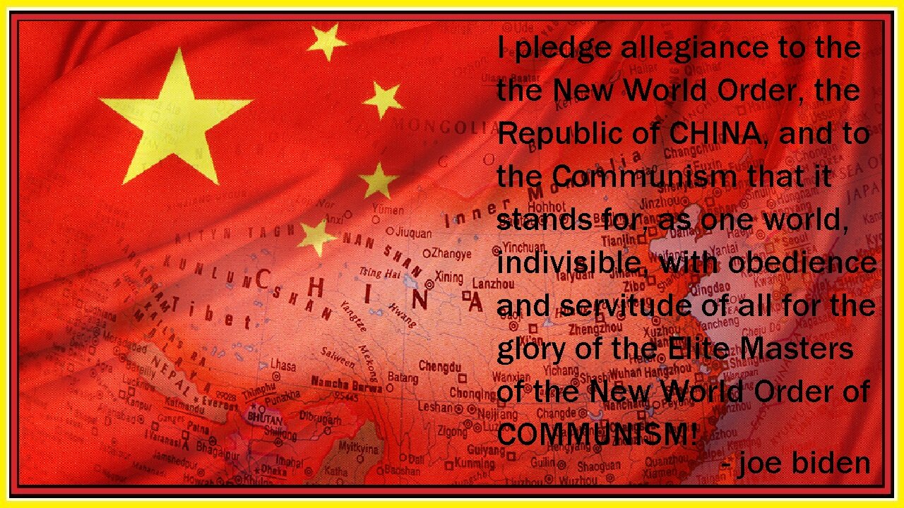 I pledge allegiance - joe biden