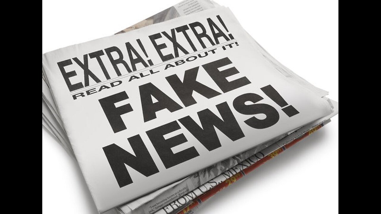 The mainstream media can never be trusted