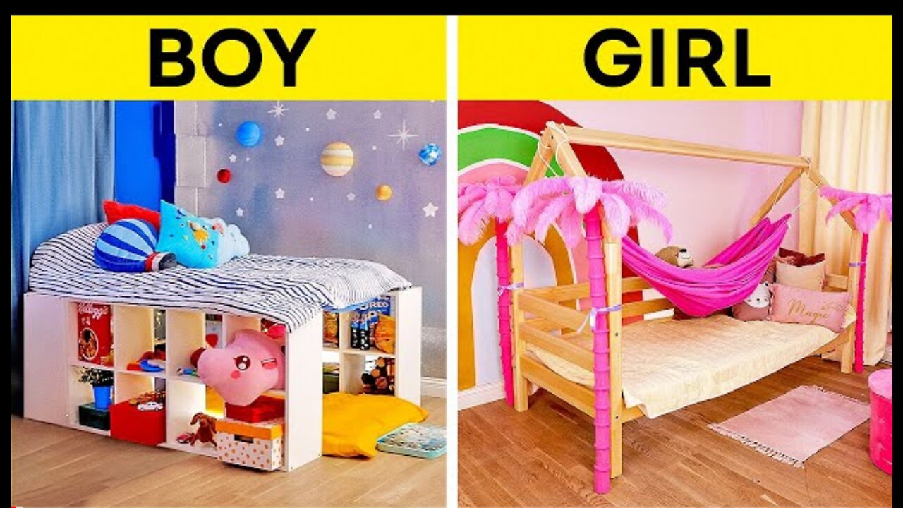 INCREDIBLE ROOM MAKEOVER IDEAS || Low-Budget Decor Crafts