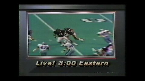 September 18, 1985 - Promo for Bears-Vikings Thursday Night Special