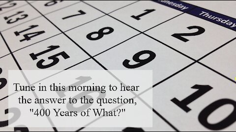 400 Years of What? - Pastor Metzger