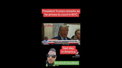 Listen to Trumps remark in court