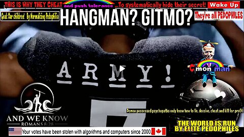 12.16.24: HANGMAN at ARMY/NAVY GAME, GITMO, End is NEAR Comms, Trump CARD! PRAY!
