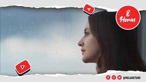 🎧 RELAXE AO SOM DA CHUVA ATRAVÉS DA JANELA IDEAL PARA DORMIR 🌧️ SONS DA CHUVA AMBIENTE 🕒 8 HORAS