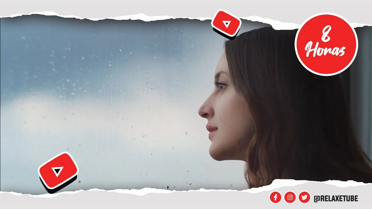 🎧 RELAXE AO SOM DA CHUVA ATRAVÉS DA JANELA IDEAL PARA DORMIR 🌧️ SONS DA CHUVA AMBIENTE 🕒 8 HORAS