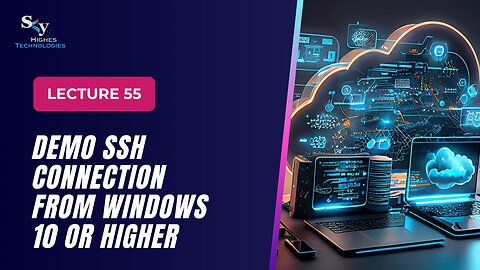 55. DEMO SSH Connection from Windows 10 or Higher | Skyhighes | Cloud Computing