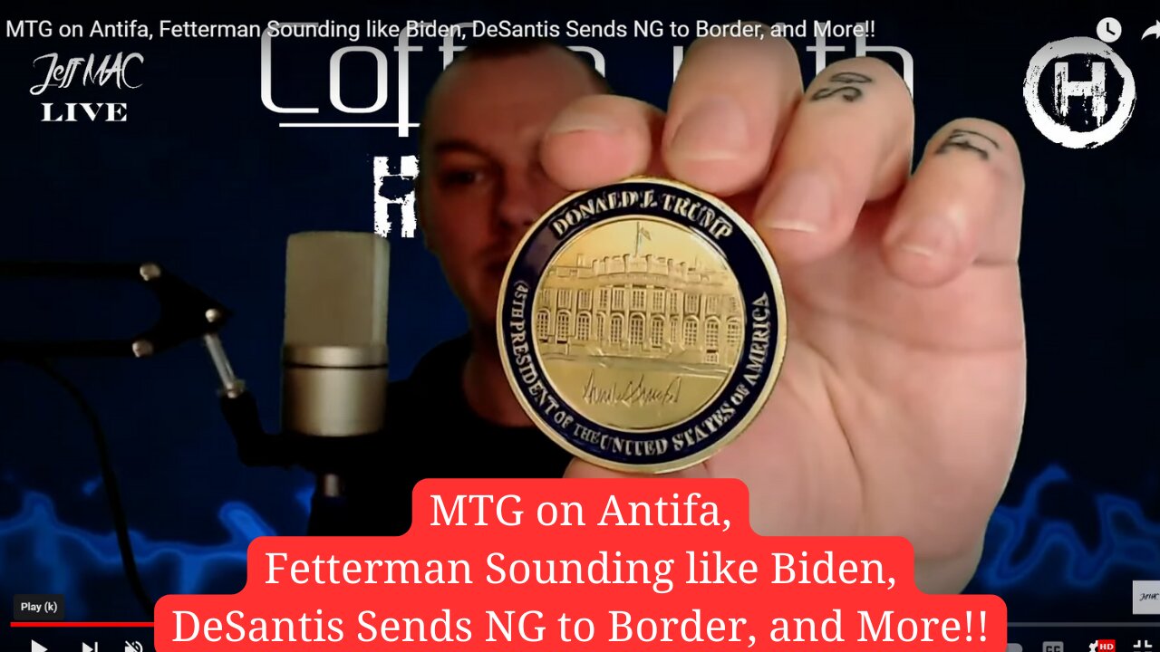 MTG on Antifa, Fetterman Sounding like Biden, DeSantis Sends NG to Border, and More!!