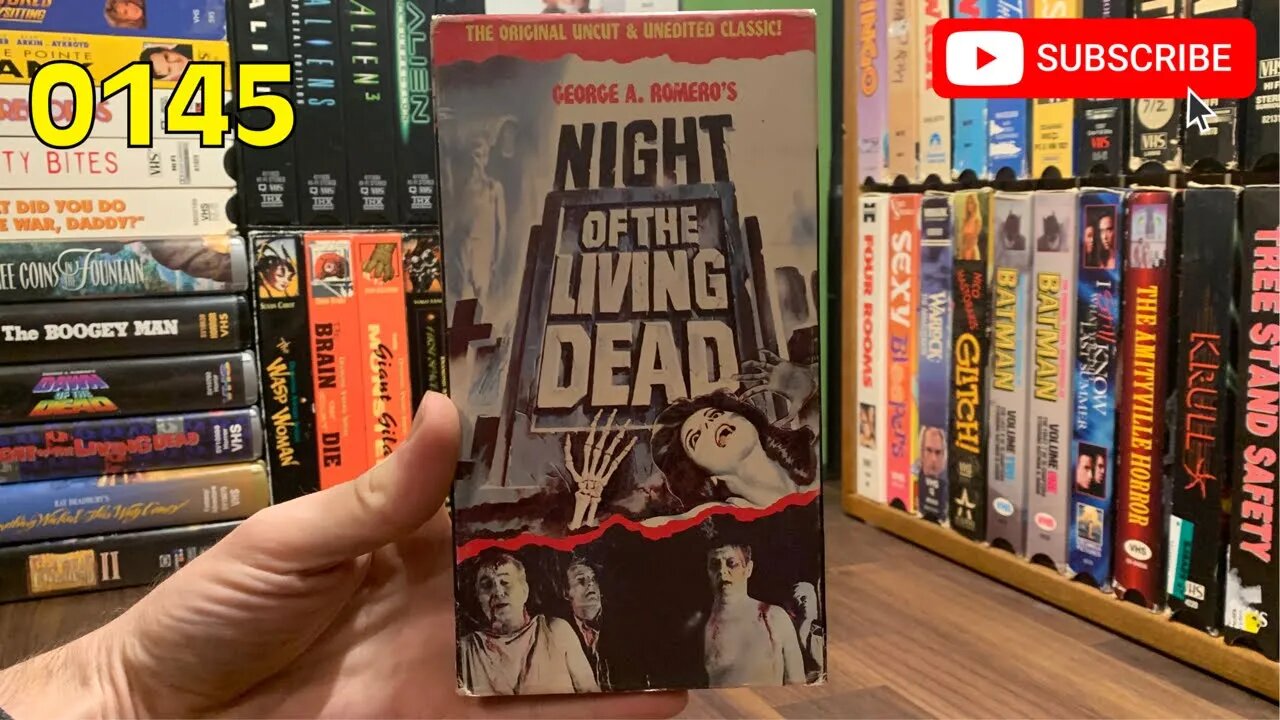 [0145] NIGHT OF THE LIVING DEAD (1968) VHS [INSPECT] [#nightofthelivingdead #nightofthelivingdeadVHS