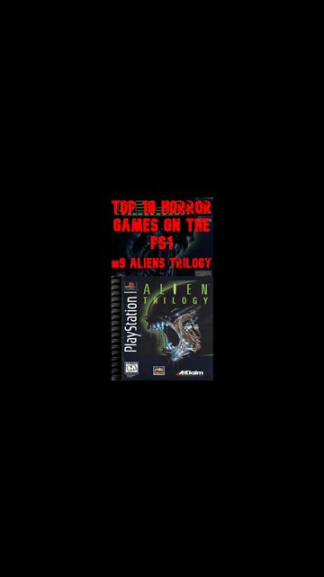 Top 10 Horror Games on the PS1 | Number 9: Aliens Trilogy #shorts