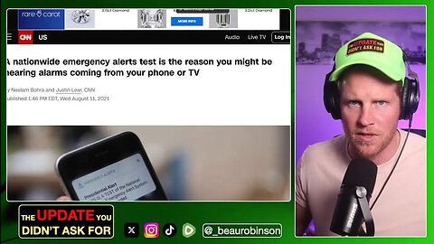 US EMERGENCY ALERT TOMORROW 2:20 PM EST