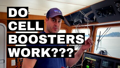 Do CELL BOOSTERS really work on a boat? [MV FREEDOM SEATTLE]