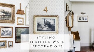 Styling Thrifted Wall Decorations