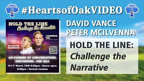 David Vance & Peter Mcilvenna - Hold the Line: Challenge the Narrative