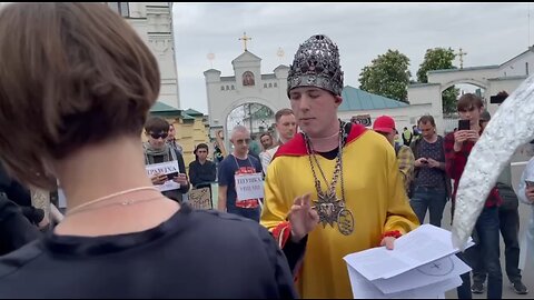 Ukrainian satanists continue their desecration of the Kiev-Pechersk Lavra