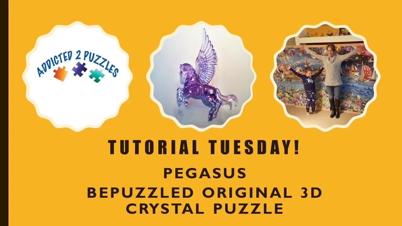 Pegasus 3D Crystal Puzzle Tutorial