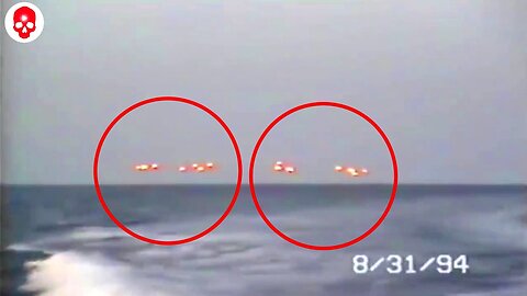 Strange Lights Over The Ocean