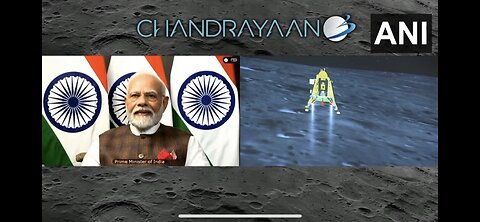 India Cartoon Moon Landing