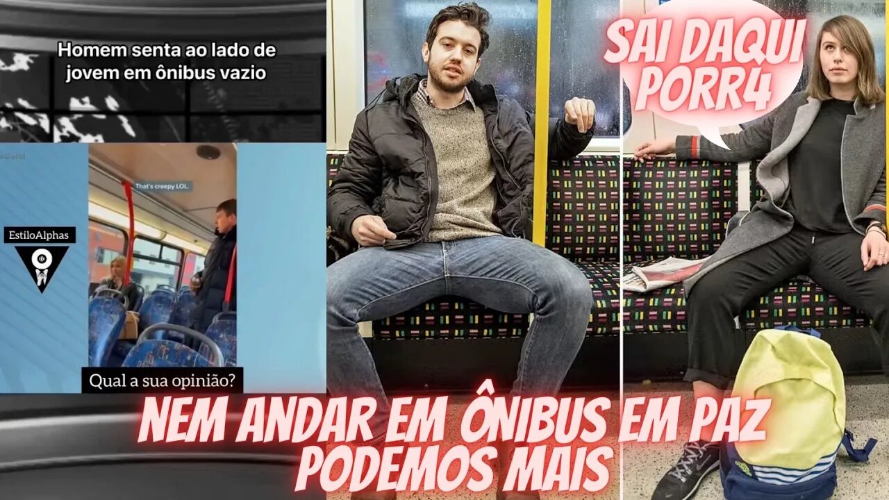 blackpill 284 - ''você não pode sentar do meu lado'' (manspreading e o delírio feminista)