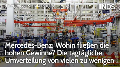 Mercedes-Benz: Wohin fließen die hohen Gewinne? Umverteilung von vielen zu wenigen | C. Kreiß | NDS