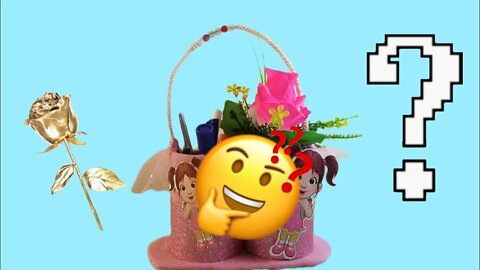 تدوير و عمل منظم مكتب للبنات - DIY Making Girly office orgniser