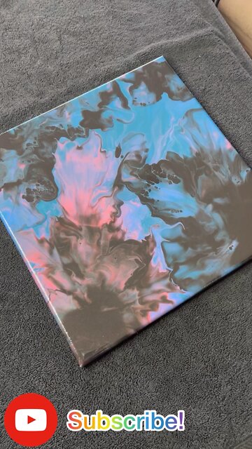 Moody Blues ~ Resin Results! #shorts #abstractart #forsale #yyc #shoplocal #art #resin #chaos