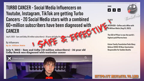 Social Media Influencers getting TURBO CANCER