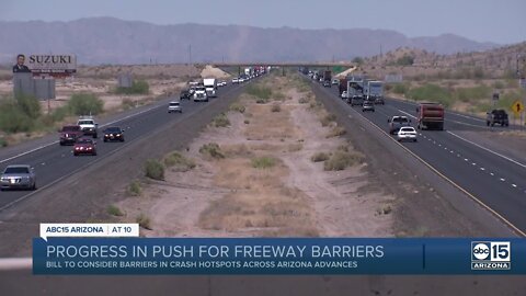 Progress in push for more freeway barriers