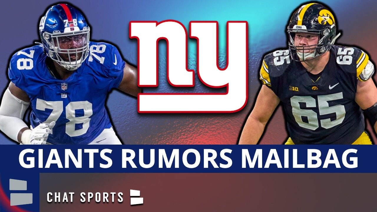 New York Giants Rumors On Andrew Thomas Trade Rumors, Tyler Linderbaum, Kenny Golladay & Coby Bryant