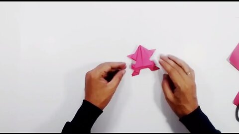 How to make a jumping frog using paper || Paper Craft ||