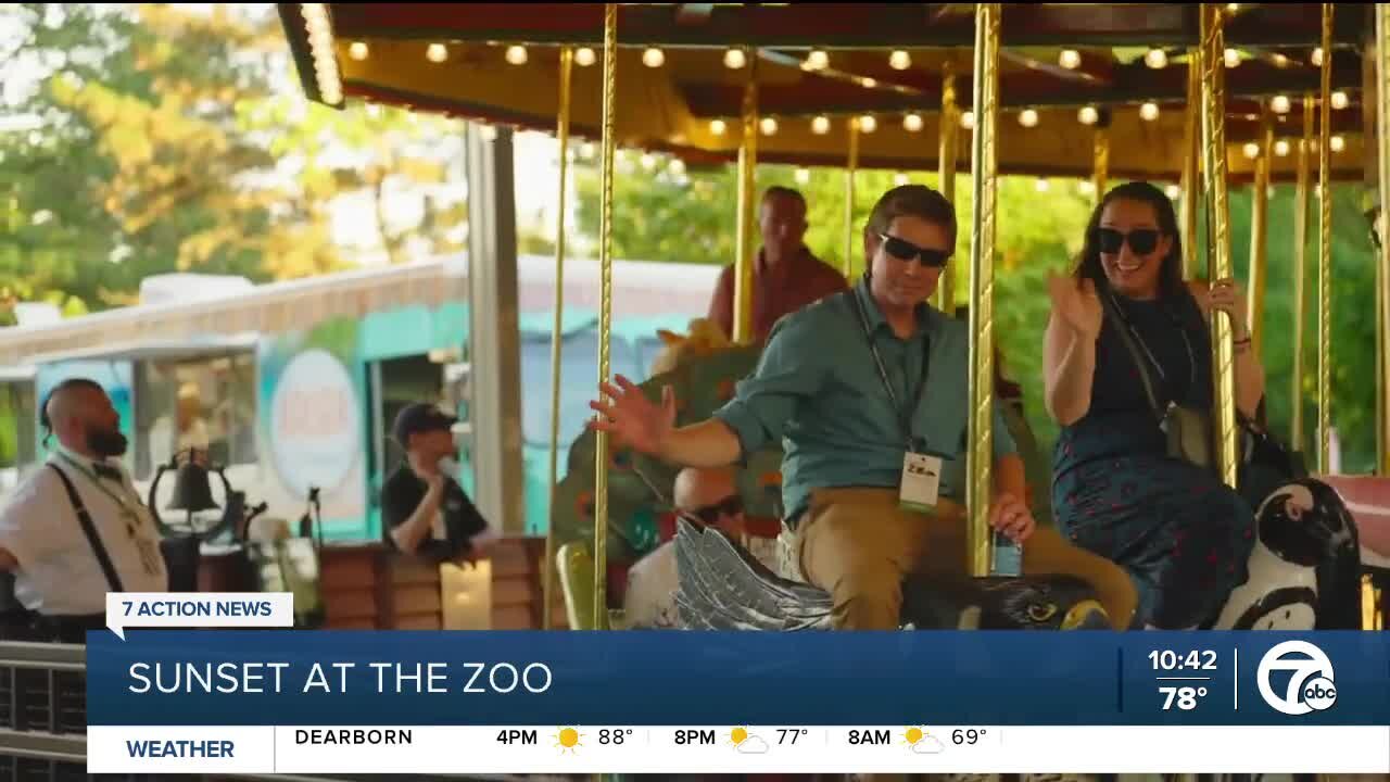 Sunset at the Detroit Zoo