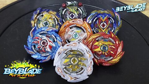 GLIDE HYPERION .7B.S 1D contra alguns combos stock - Beyblade Burst ベイブレードバースト