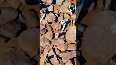 Landing drone on the beach