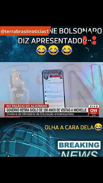 Âncora da CNN fica desapontada com quebra de sigilo de Michelle Bolsonaro