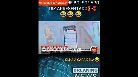 Âncora da CNN fica desapontada com quebra de sigilo de Michelle Bolsonaro