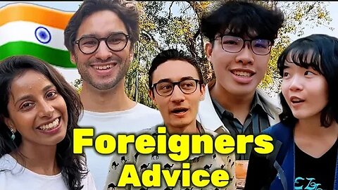 Foreigners Biggest advice Before coming to India (Street interviews)