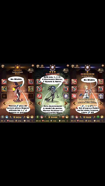 AFK Arena Txt MAJ 1.113 musique no blabla