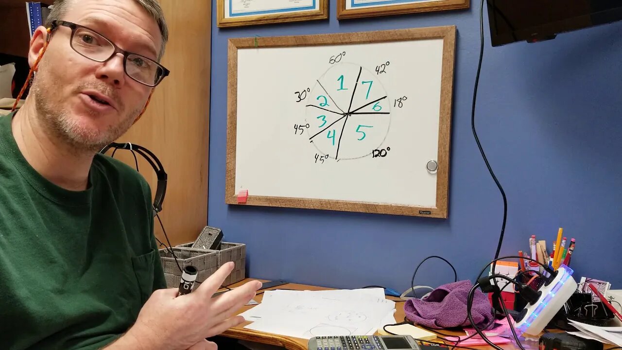 Calculating geometric probabilities