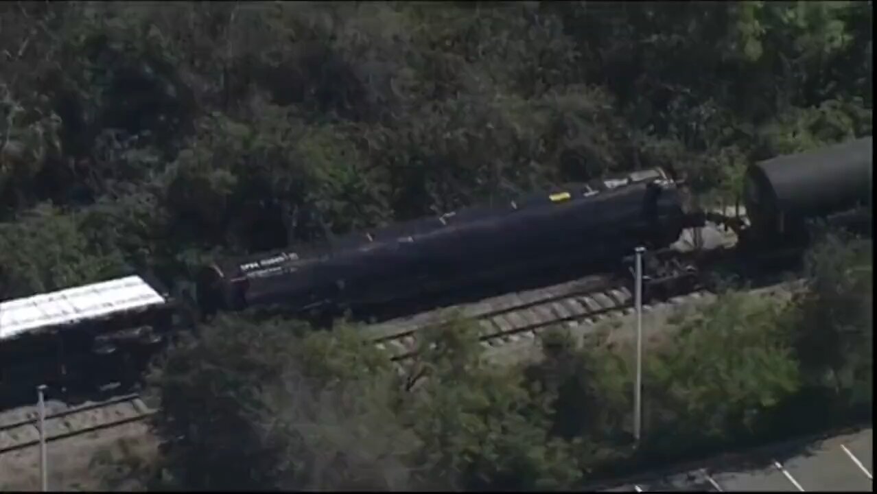 Train Derailment In Florida