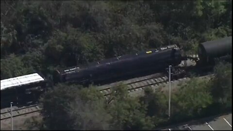 Train Derailment In Florida