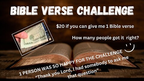 $20 Bible Verse Challenge