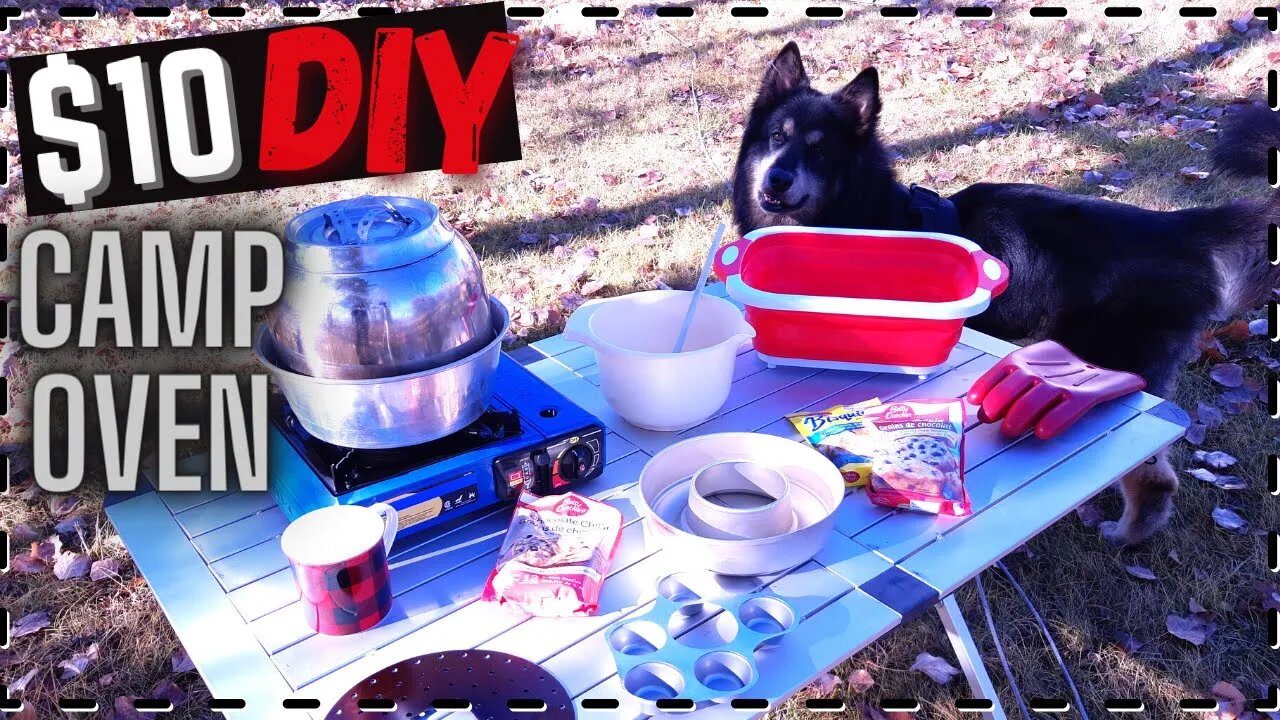 Build a Camp Oven for $10 | Watch this if you love camping and baking!
