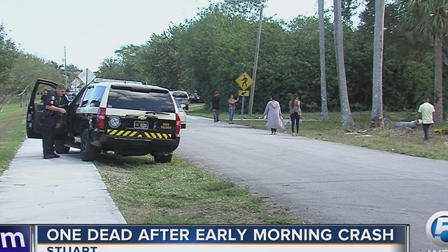 1 dead, 1 hospitalized after Stuart crash