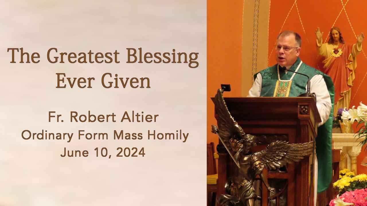 The Greatest Blessing Ever Given